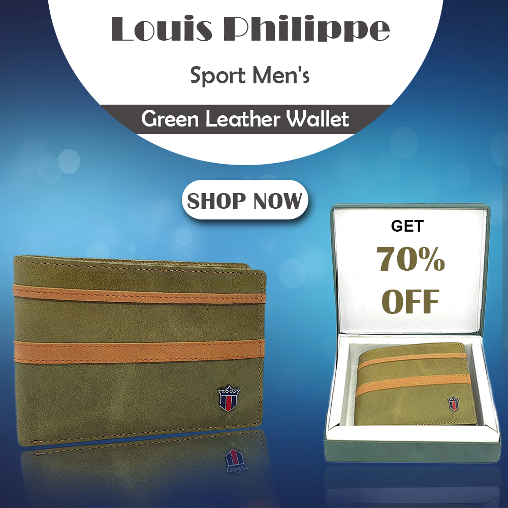 Buy Louis Philippe,Sport Mens
Green Leather Wallet
Get up to 70% Off.
#leather,#leatherwallet,#leathermanufacturer,#leathershop
Shop now at: amzn.to/2ODdRN3
