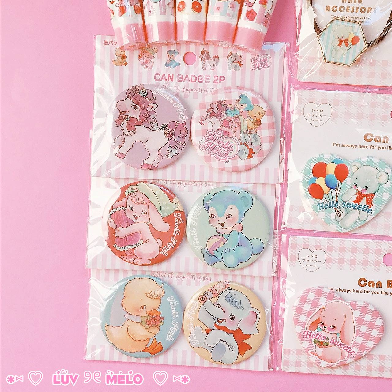Twitter 上的 Kanaめろ 少しずつ復活 ﾟ 100均 セリア購入品 ハンドクリーム 缶バッジ 中 缶バッジ ハート ポニー クリップ ゆめかわ ゆめかわいい ファンシー Fancy パステル パステルカラー セリア トゥインクルマーチ レトロ