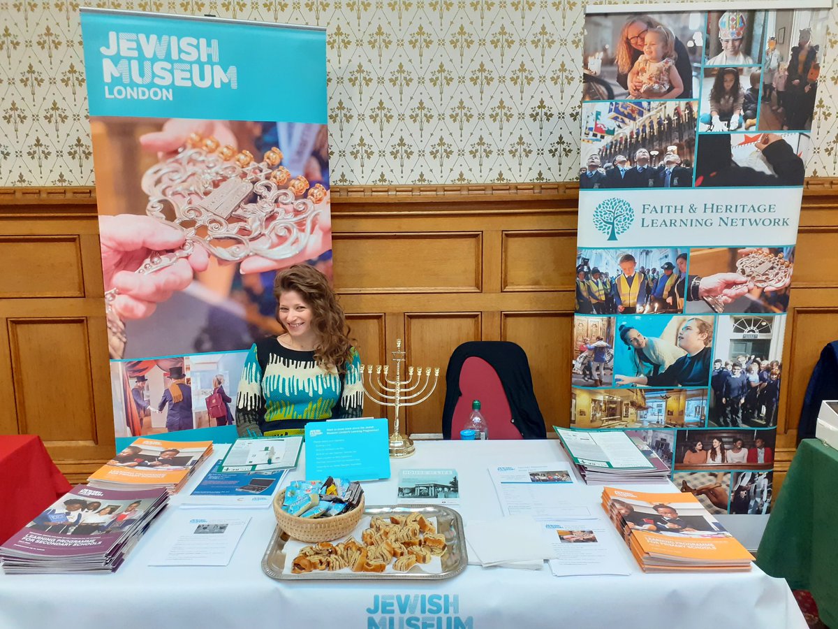 The <a href="/JewishMuseumLDN/">Jewish Museum London</a> Learning Team are all set up here at the <a href="/ATCRE_EW/">ATCRE</a> national RE conference #ATCRE2020 <a href="/FaithHeritageL1/">Faith&HeritageLearningNetwork</a>