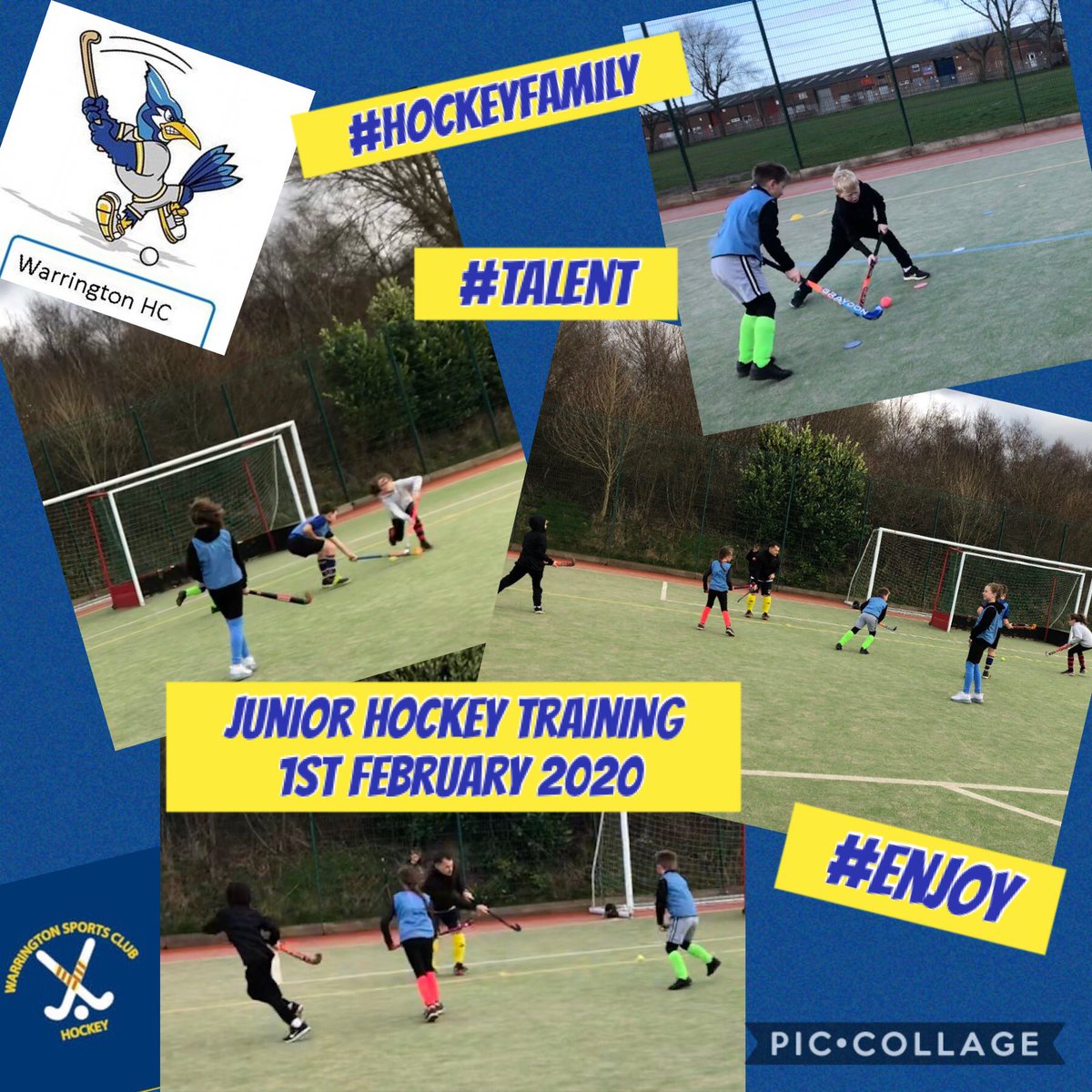Some pictures of our talented juniors @ training last Saturday. 
Training is on every Saturday morning 11-12 @ Priestley College.  £3 per session for children age 6-13. Beginners and new members welcome 😀
#hockeyfamily #friendships #enjoy #talent #skills #develop #confidence