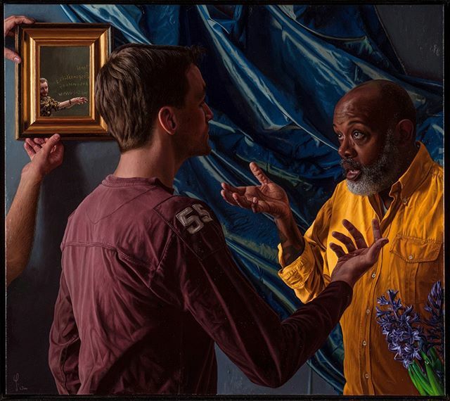 MuseuMEAM's tweet photo. La discusión, una pintura de @wimheldens1855 en Figurativas 2019. Queda solo una semana para ver esta exposición en el #MuseuMEAM. https://t.co/jKZuHx0soX https://t.co/SPtedurA5h