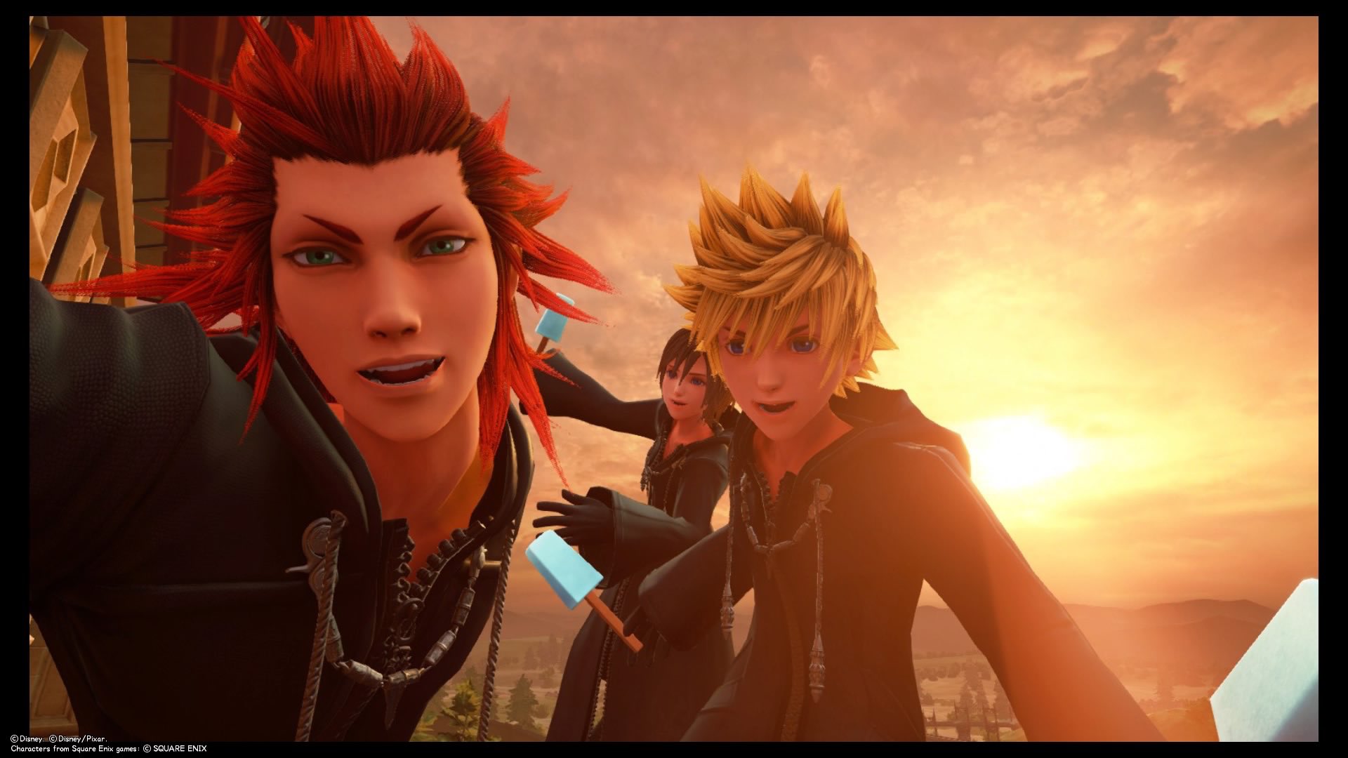 𝙷𝚒𝚖𝚊𝚛𝚒 夕日 キングダムハーツ3 Kh3データグリーティング トワイライトタウン ロクサス アクセル リア シオン T Co Zt0wiwrero Twitter