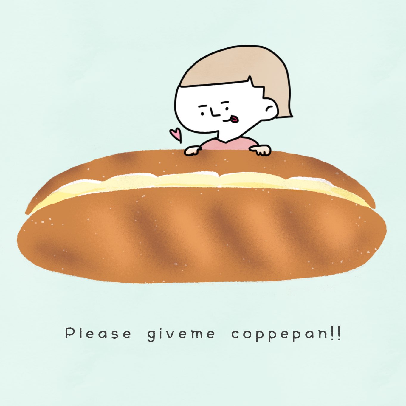 ট ইট র Take コッペパンひとつくださいな パン コッペパン イラスト デジタルイラスト イラストをお仕事に Instagram イラスト描いてます T Co St9bumw2ej