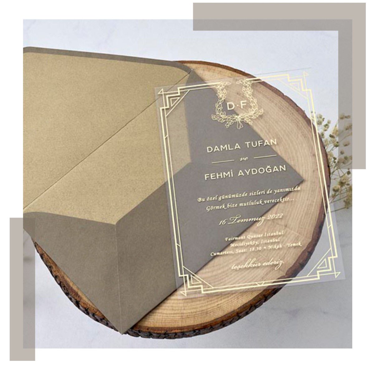 En sevilen modellerden ♥️ 
Altın varak baskılı PVC Düğün Davetiyesi

ürün kodu: 10011185

Ebat: 14x20 cm

edavetiye.com/butiqline-dave…

Türkiye’nin her yerine ücretsiz kargo 📦 

#davetiye #dugundavetiyesi #pvcdavetiye #seffafdavetiye #pleksidavetiye #sozmasasi #nisanmasasi