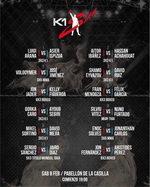 EuskoBox's tweet photo. Todo listo para esta noche #Boxeo #K1 #MuayThai #MMA #Febrero8 en #LaCasilla #Bilbao #K1SLAM https://t.co/rqrMvZU9BB