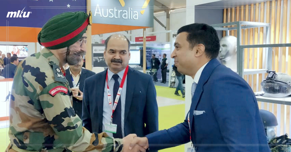 MKUofficial's tweet photo. Day at 3 at @DefExpoIndia 2020. Yet another jampacked day which kept our team of experts and on their toes as our customers showed great interest in our range of #nightvision devices, #ballisticjackets and #ballistichelmets .
#Defexpo2020 #MKUatDefexpo #MKU #DefExpoLucknow https://t.co/byqAGUBPTk