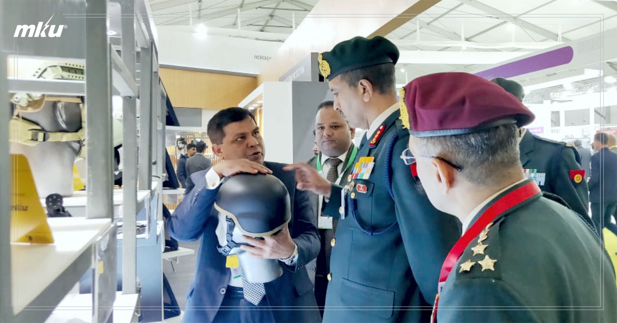 MKUofficial's tweet photo. Day at 3 at @DefExpoIndia 2020. Yet another jampacked day which kept our team of experts and on their toes as our customers showed great interest in our range of #nightvision devices, #ballisticjackets and #ballistichelmets .
#Defexpo2020 #MKUatDefexpo #MKU #DefExpoLucknow https://t.co/byqAGUBPTk