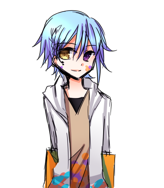 水色髪のtwitterイラスト検索結果 古い順