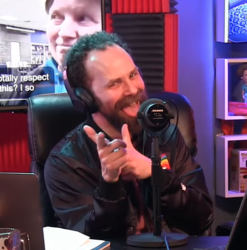 EmperorMold's tweet image. Sammy Double Guns Shitfarts!
@notsam @JimNorton @jimandsamshow  @ChipChipperson