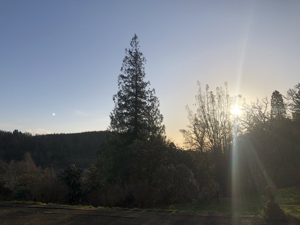 What a fabulous morning with beautiful blue skies here on Loch Fyne, the calm before storm Ciara ☔️ #StormCiara #weekend