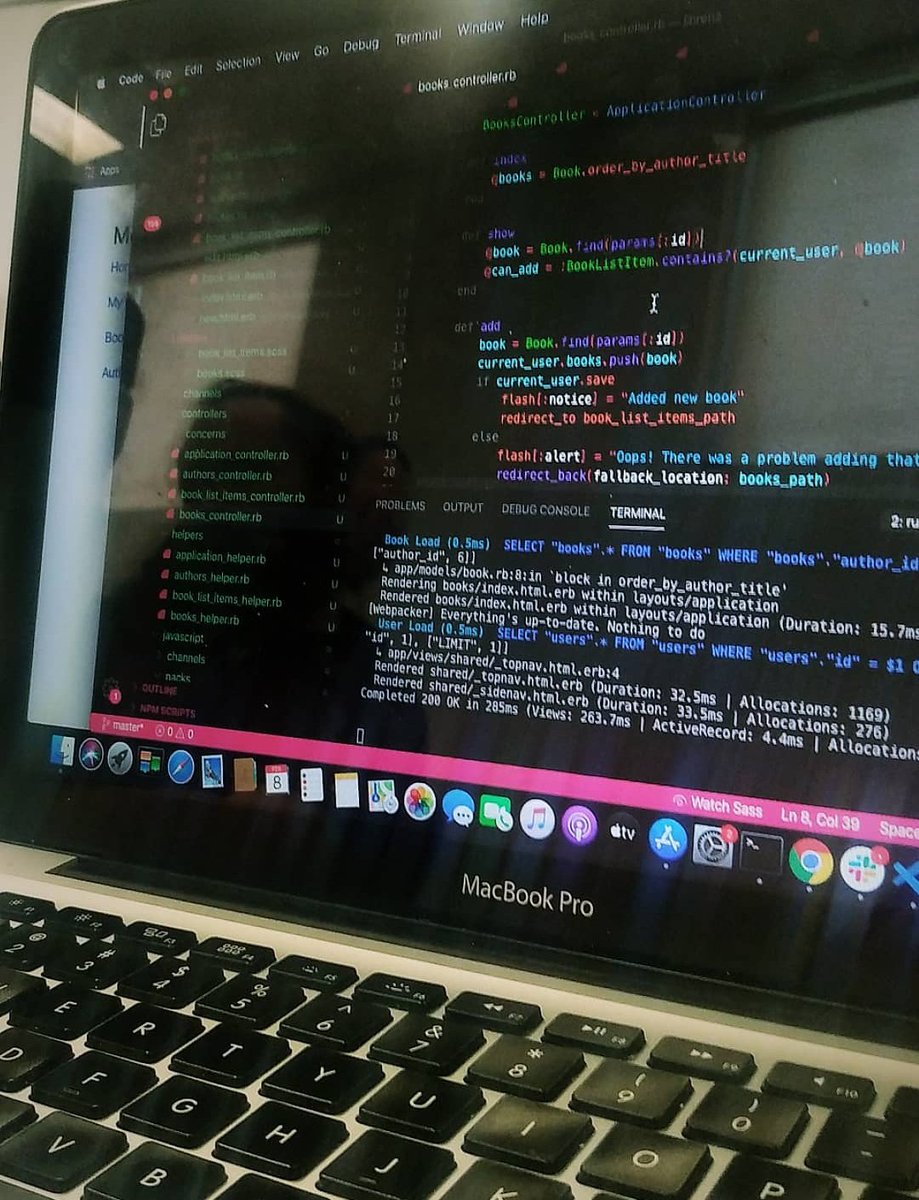 stephleehales's tweet photo. Getting deeper into #rails
Excited to see what I come up with for my assessment in a few weeks #rubyonrails #coderacademy #stem #girlswhocode #CodeNewbie #thestrongcoder #WomenInSTEM https://t.co/waJq4lTjkO