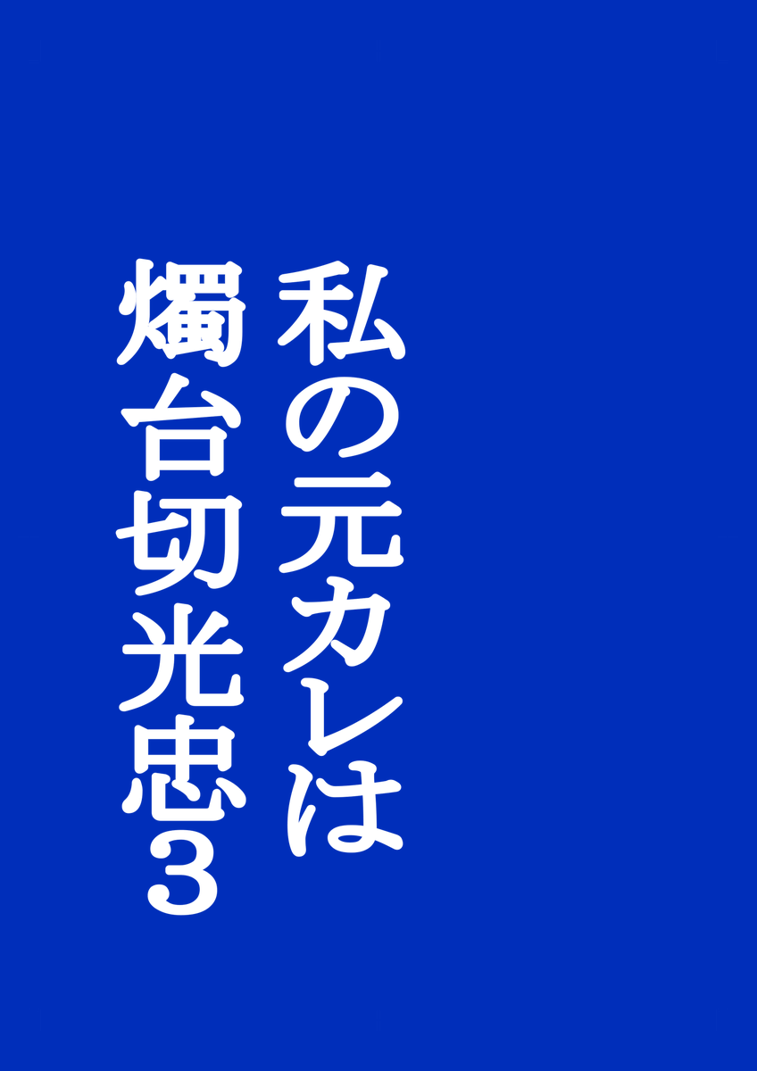 私の元カレは燭台切光忠5(燭さに/不穏描写)
雰囲気回です。ついったでは5だけど区切り的には3なので3。 
