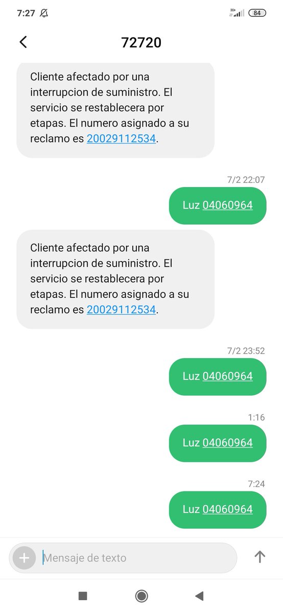 luludimarian's tweet photo. @OficialEdesur Si los sigome van a devolver el servicio eléctrico!?
Ya los seguí, no volvió la electricidad.
Más de 36 ha sin servicio.
Ya se cansaron de contestar los sms!? https://t.co/em7UF4DCPj