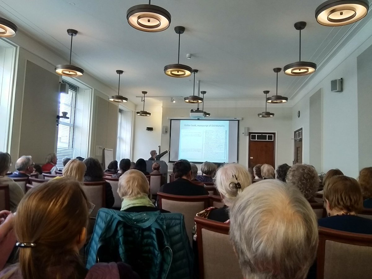 hattyphd's tweet photo. Fascinating talk by Prof Kathryn Sutherland on Austen's fictional manuscripts at #JaneAusten Study Day @IES_London! By comparing Austen's manuscripts with her contemporaries'  including Boswell, Byron, Godwin, Scott, and Burney, Sutherland affirms Austen's confidence as a writer. https://t.co/HntQQoL5OU