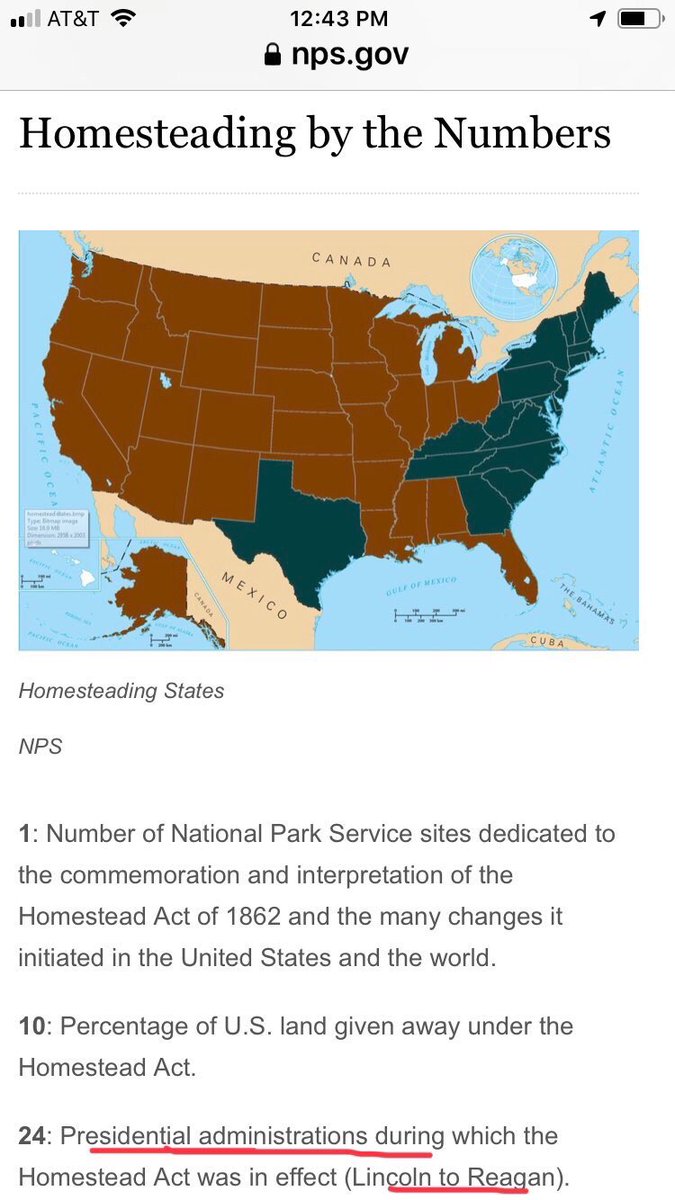 CAPTaskforce's tweet photo. 93M White Americans got FREE Land through the #HomesteadAct which was an act of #Congress & Big Gov while #ados were funneled into concentrated poverty! Never let anyone tell you #BootStrapism / #Do4Selfism will solve your problems! https://t.co/vYe0L83mUx https://t.co/8Ooarwp976