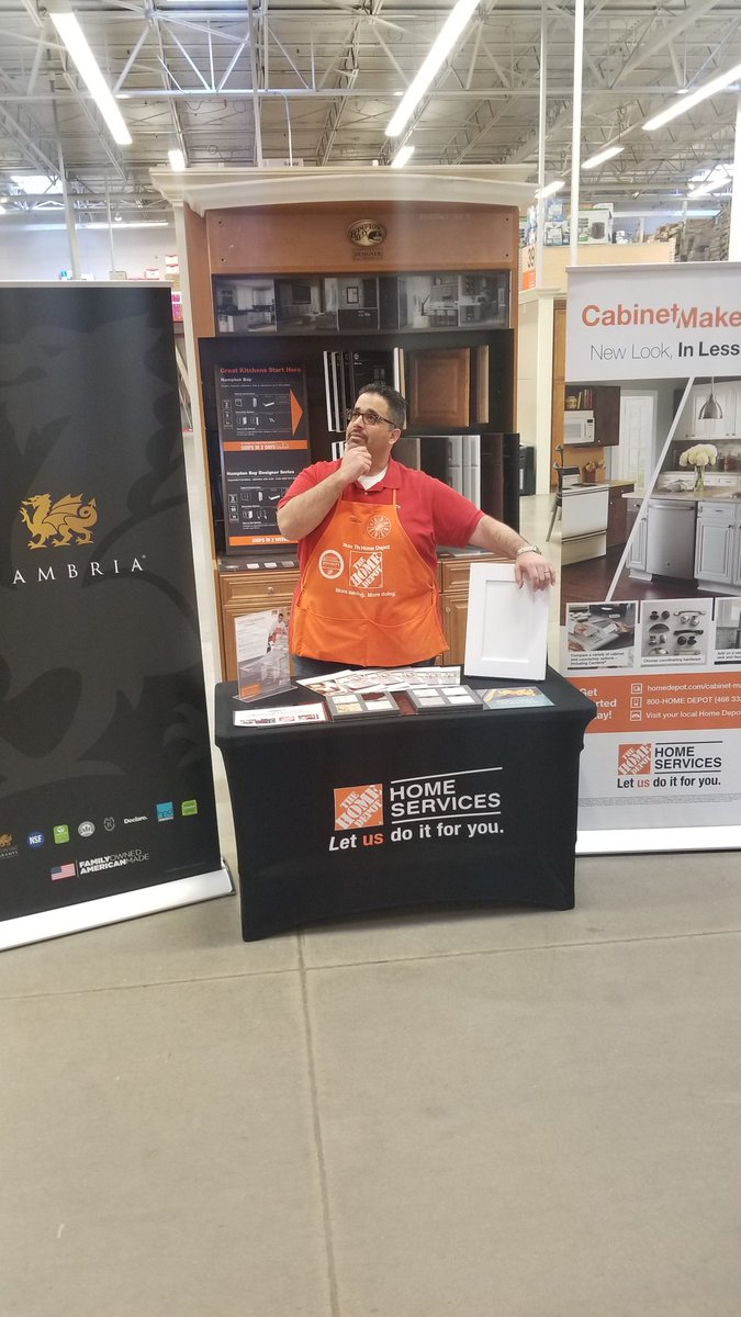 Popeadopolis (@popemike) on Twitter photo Are you thinking of remodeling your kitchen? Would you like a hassle free option? Do you wanna know how you can get a FREE in home estimate? Swing down to The Upper Darby <a href="/HomeDepot/">The Home Depot</a> to learn about our Cabinet Makeover Program! Are you thinking of remodeling your kitchen? Would you like a hassle free option? Do you wanna know how you can get a FREE in home estimate? Swing down to The Upper Darby <a href="/HomeDepot/">The Home Depot</a> to learn about our Cabinet Makeover Program!