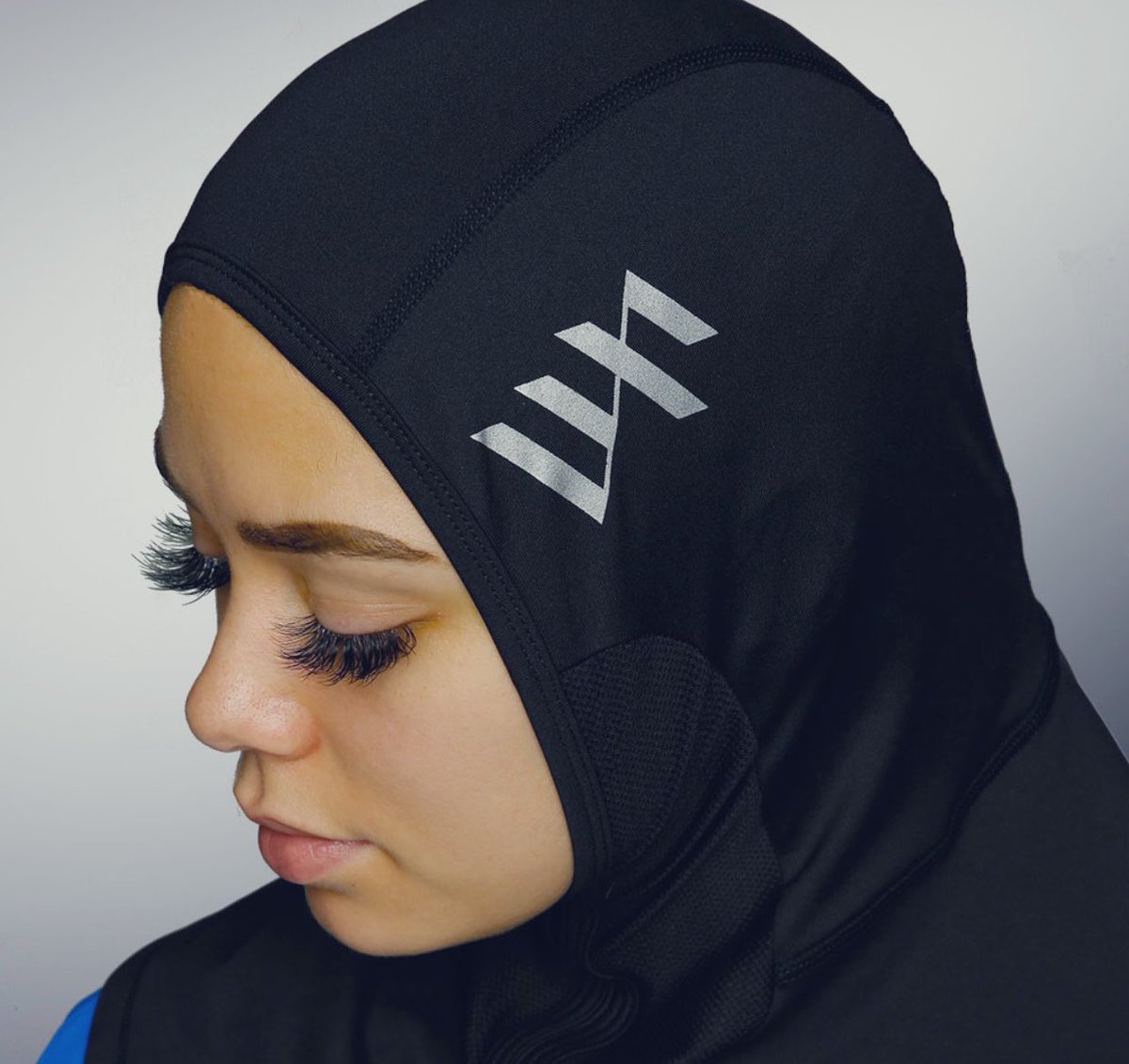Did you know, our Onyx Pro #Sport #Hijab has vented mesh cheeks, designed to increase airflow while running? | #HijabFashion #MuslimAthletes #muslimgirl
