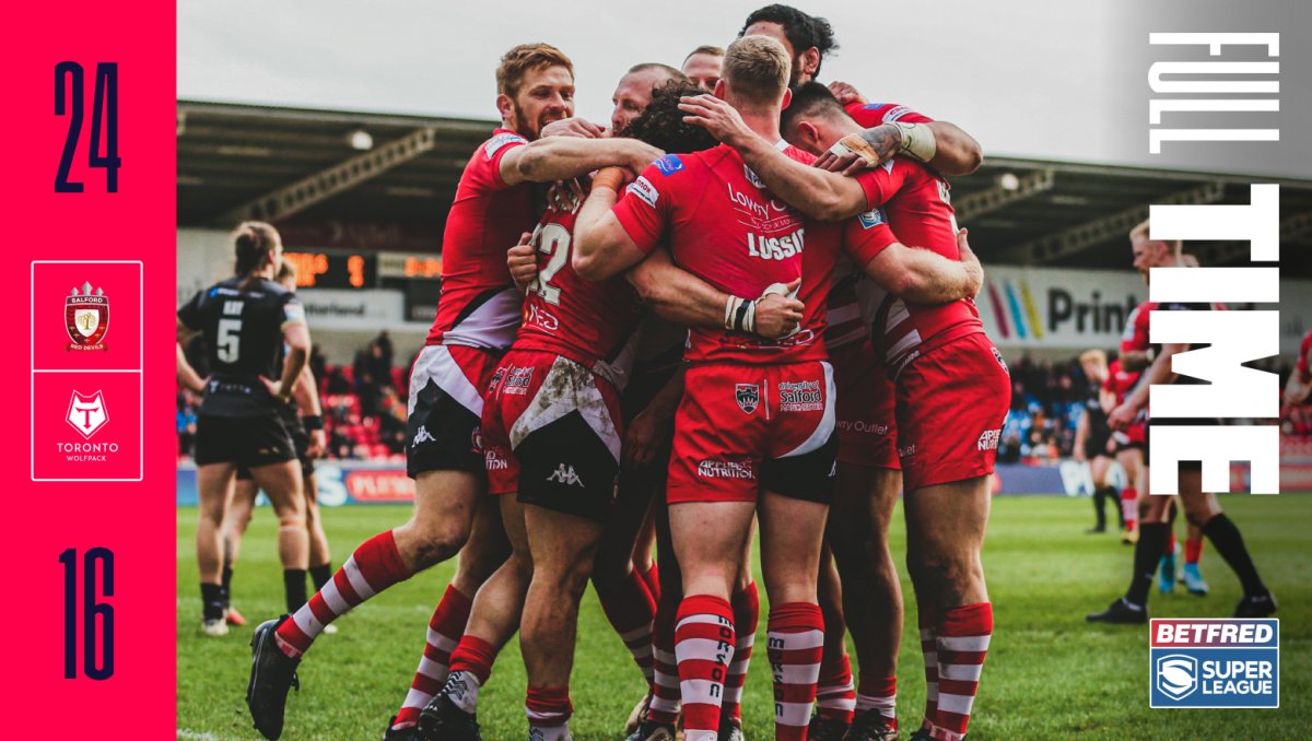 SuperLeague's tweet photo. 2 late @SalfordDevils tries get the 2019 Grand Finalists off the mark 💪
#SLSalTor #SuperLeague https://t.co/yhHADMvYKZ