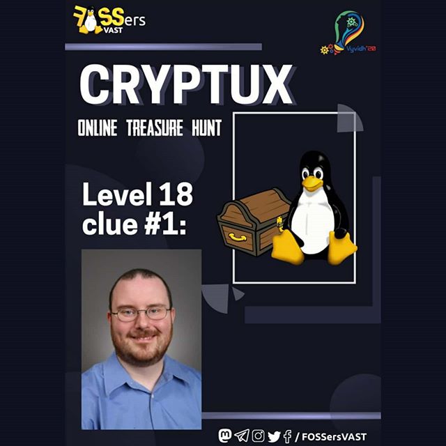 #CrypTux #level18 clue #1