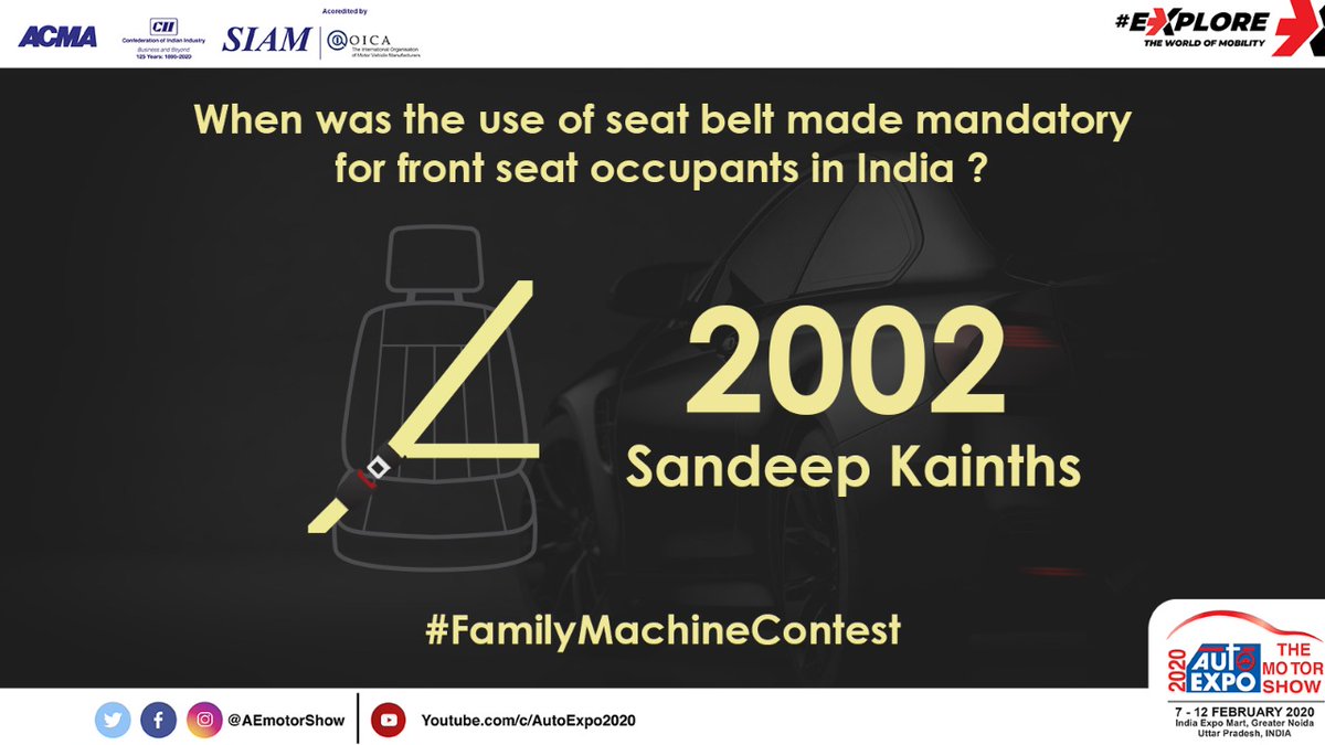 AEMotorShow's tweet photo. So, here are the winners of the #FamilyMachineContest. Congratulations to all the winners. #StayTuned and keep winning #AutoExpo2020 #FutureIsComing https://t.co/KkvWK3H9ax
