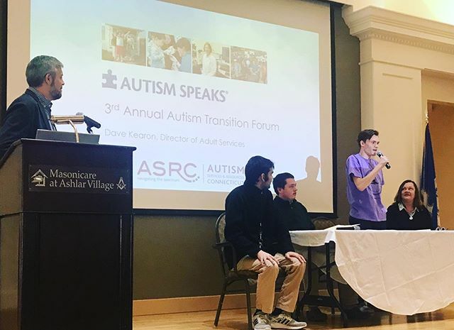 Best part of the day.. A panel of autistic self advocates talk about their experiences with transition to adulthood.  #autism #transition #connecticut ift.tt/2SA4T4m
