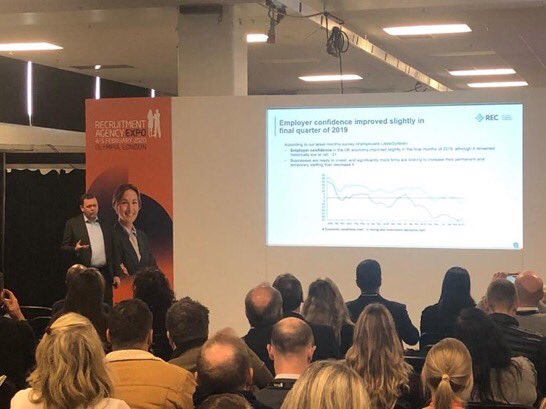HadleysComment's tweet photo. #TheWeekInPics - @RECNeil flagging latest @RECPress data & spreading the word at #recexpo. https://t.co/O1jDdgQ55u