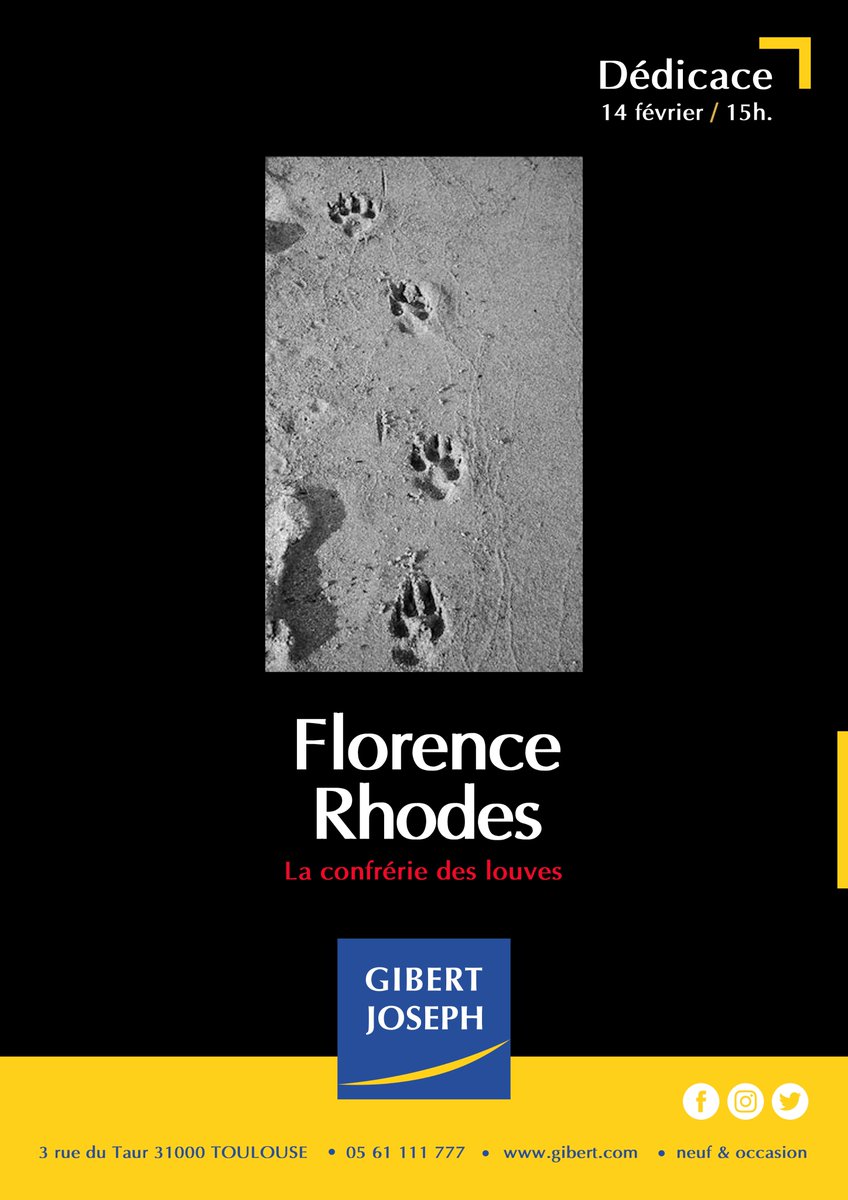 #florencerhodes Prix du premier roman policier Dora-Suarez sera en rencontre le 14/02 à notre rayon polar à partir de 15h00 pour #laconfreriedeslouves paru aux #editionscaimans