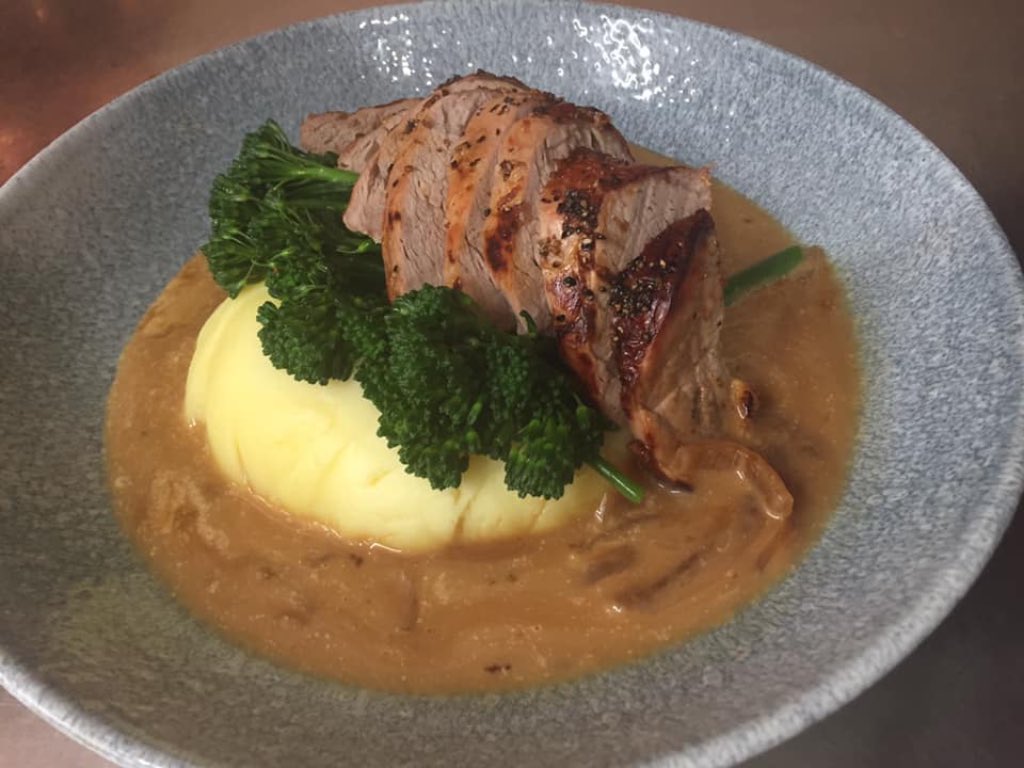 Watch Wales with us today and try one of today's specials #IREvWAL #rugby #specialoftheday #porkfillet