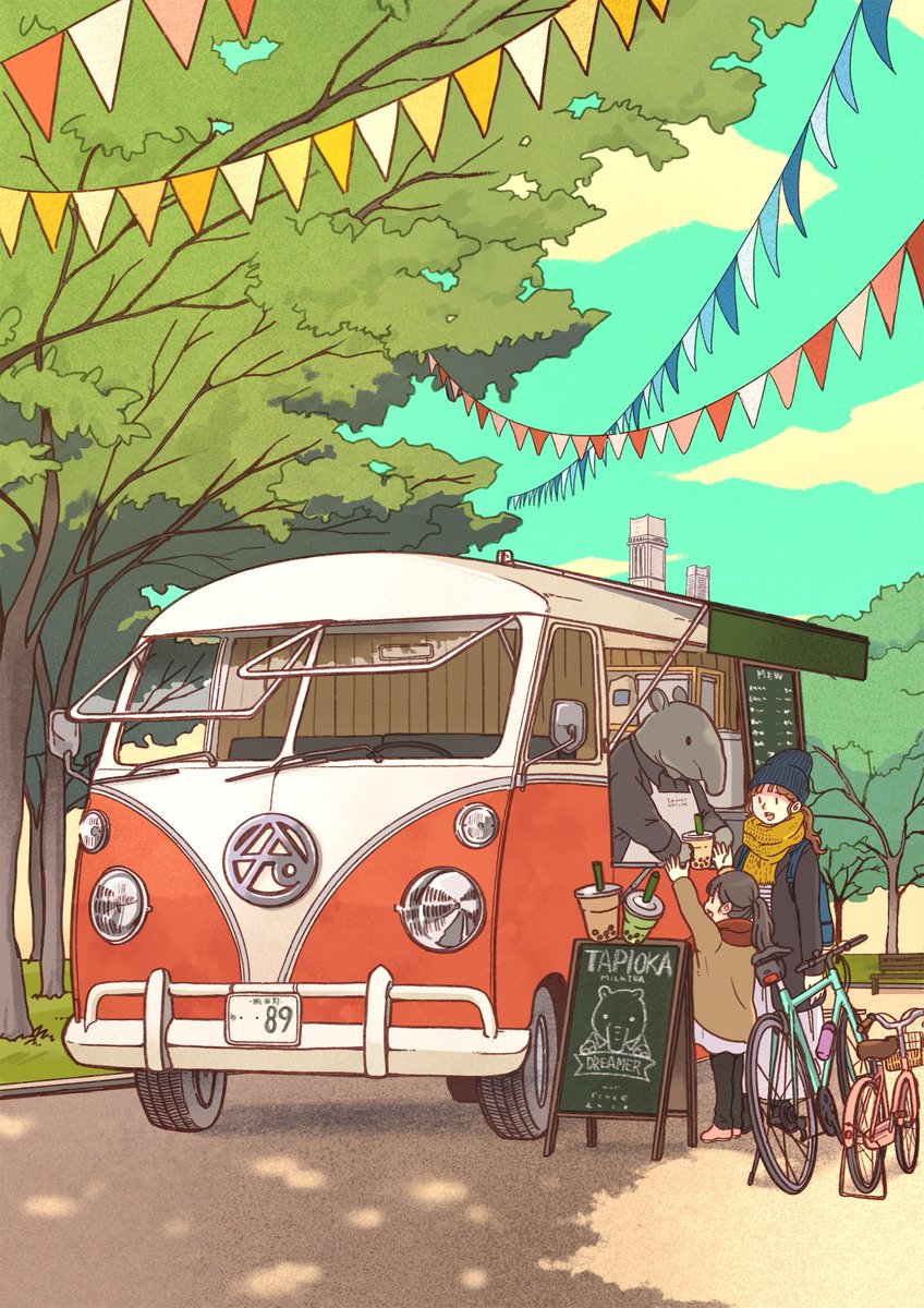 フジワラヨシト ｲﾗｽﾄﾚｰﾀｰ Ipadで動物と乗り物の出てくるイラストを描いてます Rtで私を有名にしてください T Co Iimzamtj7y Twitter