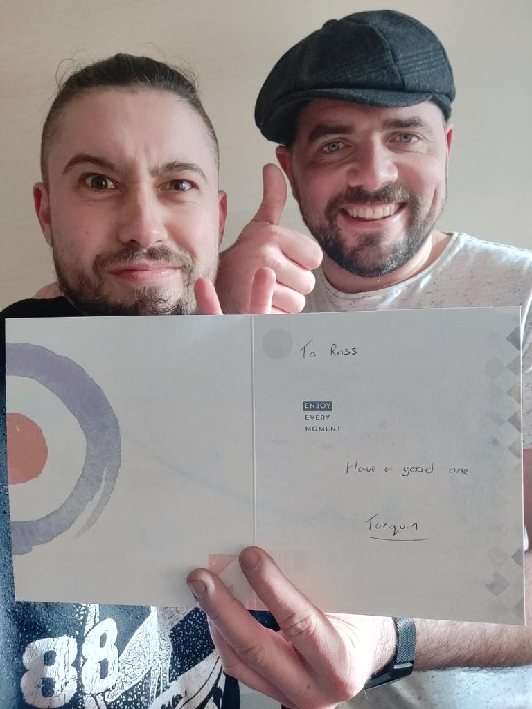 ross_harper's tweet photo. @Mike_P_Williams @FragileAudioUK @Conservatives Because 'tarquin' himself popped round today to drop off my birthday card. Cheers Dave #thecapisreal @DavidBbolton86 @FragileAudioUK https://t.co/hbz1DwnDsA