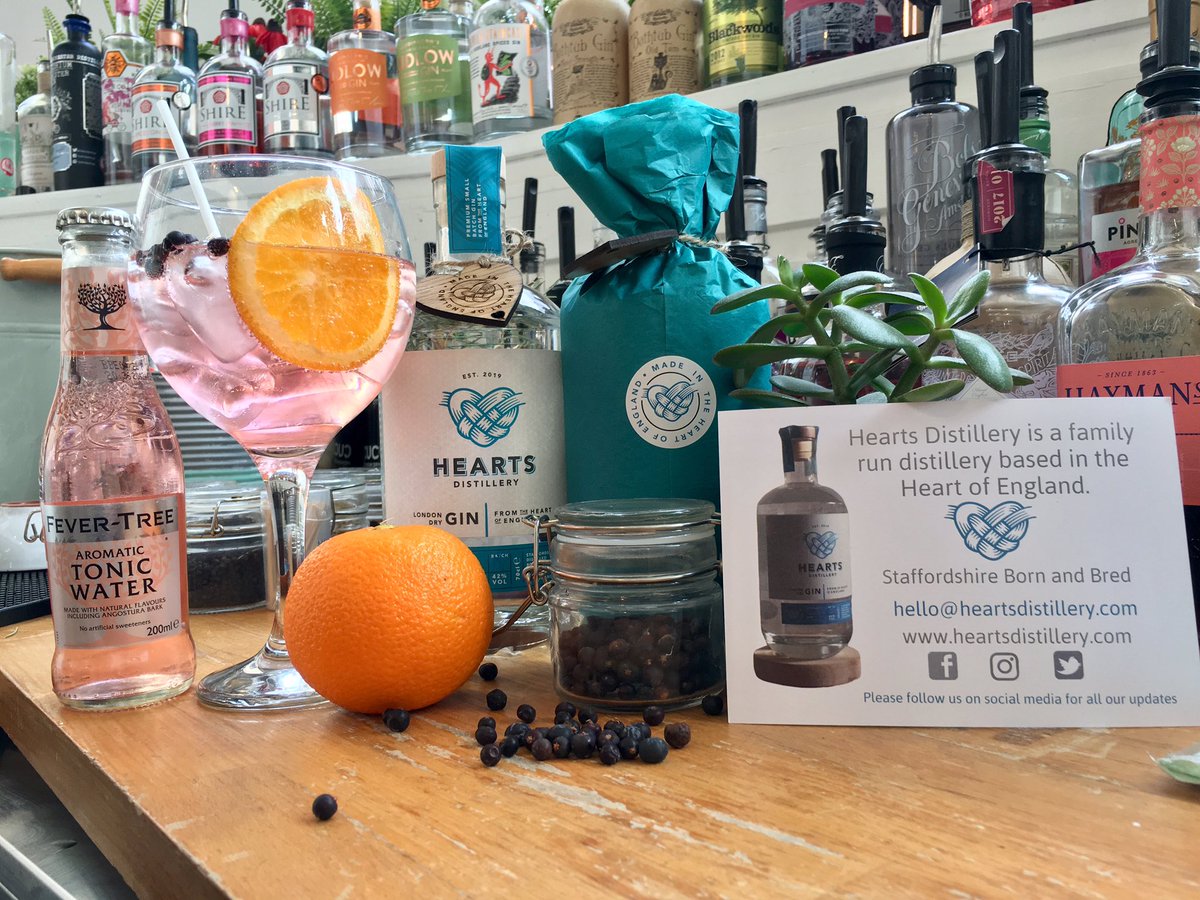 Hey Shrewsbury, how are we today? If your in town and fancy a tipple we@have this little beauty from  <a href="/HeartsGin/">Hearts Distillery</a>. Classic London dry, made simply but to fantastic effect! It’s our gin of the week so pop on down and we will tell you all about this little beauty.