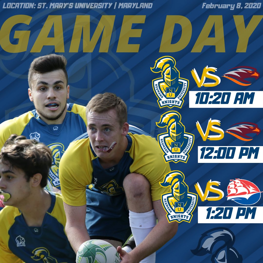 NeumannMRFC's tweet image. The Knights travel to Mount St. Mary’s University for a preseason tournament to kick off the 7s season!
