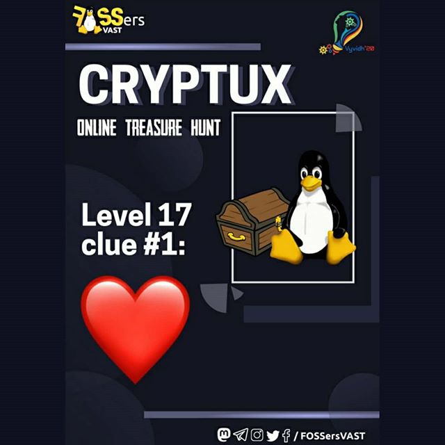#CrypTux #level17 clue #1