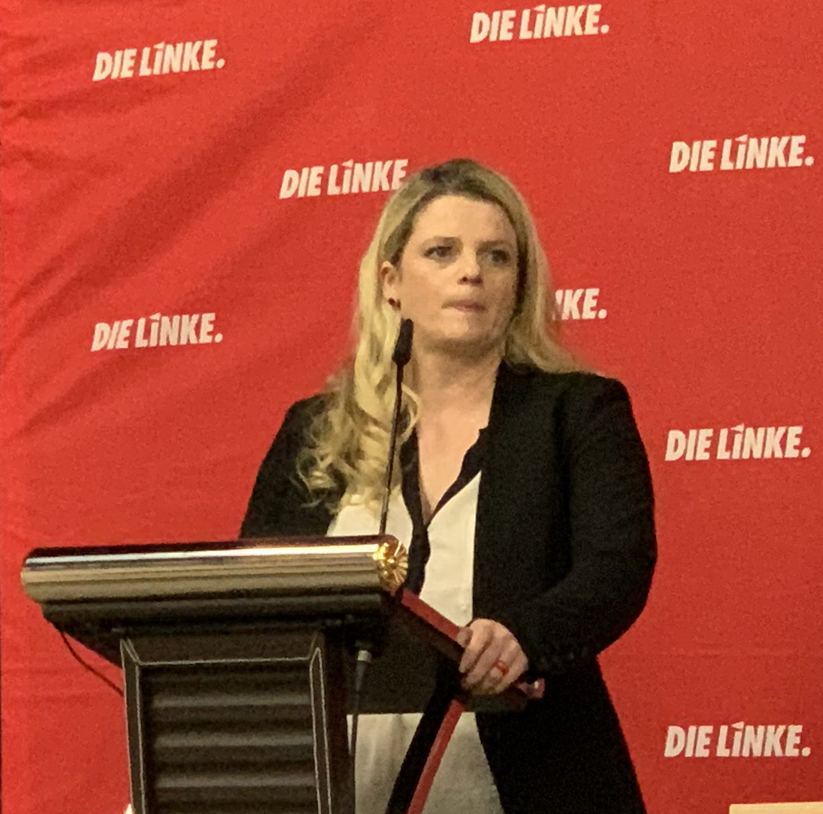 LINKEPELLI's tweet photo. Die Kandidatin zur #obmc2020 #obmc20 @SusiSchaper stellt sich den Mitgliedern von @LINKEChemnitz vor. https://t.co/OJBYGpWoyk