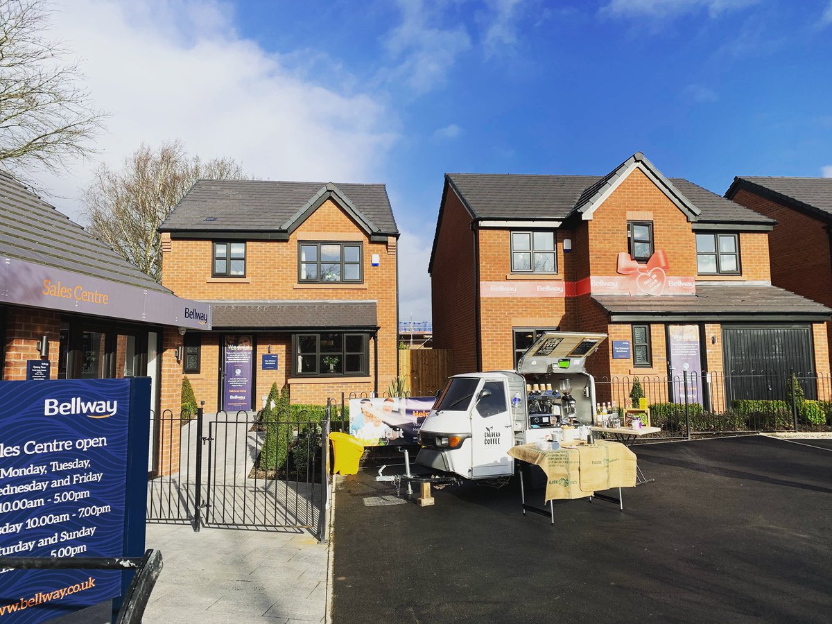 Over <a href="/Bellwayhomes1/">Bellwayhomes</a> Grey Gables Farm Bamber Bridge today until 2pm. Why not join us for a free coffee and look around the stunning development. #newhome #coffee #coffeetime #coffeeroaster #preston #lancashire #buylocal