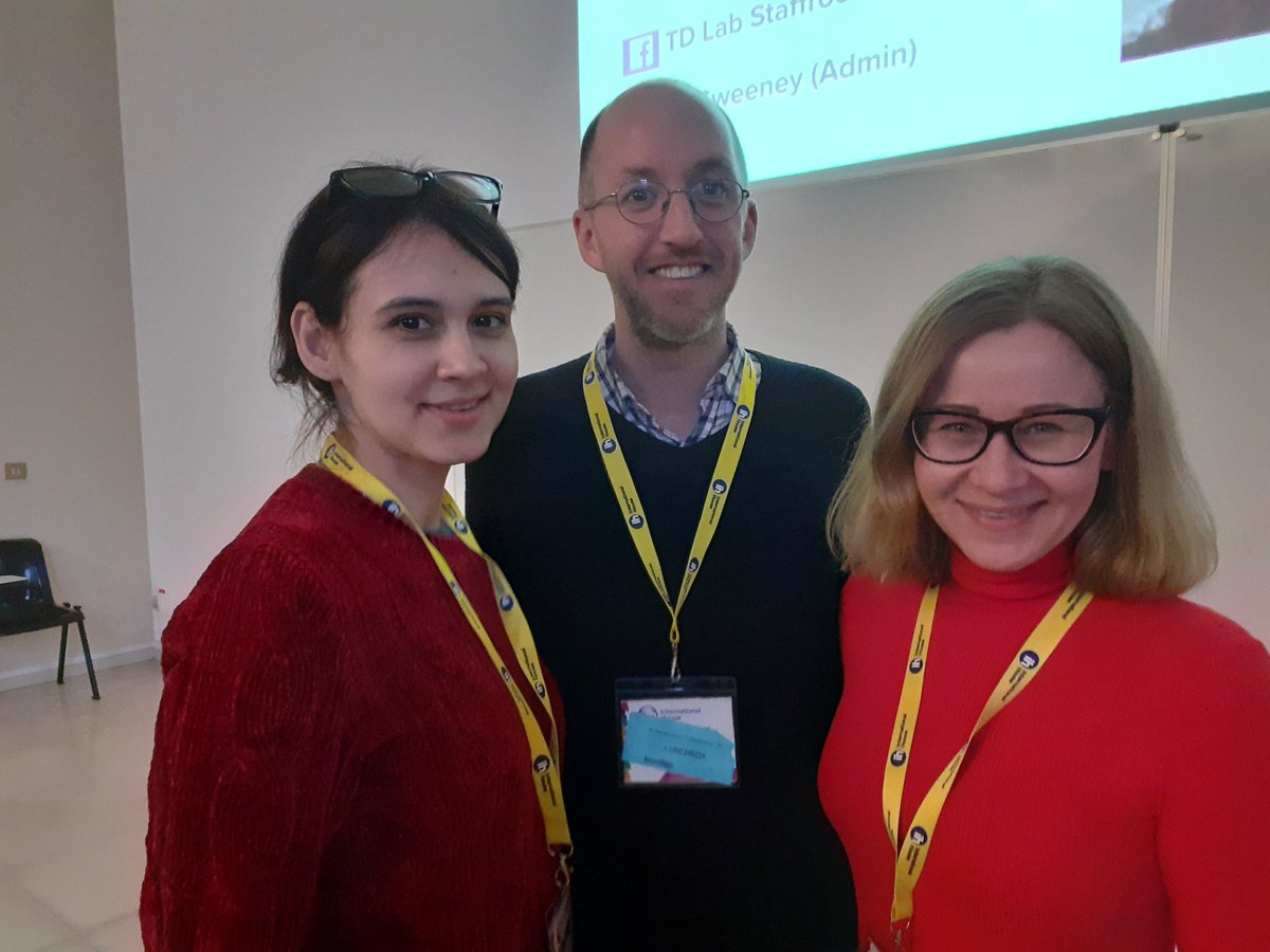kyletdugan's tweet photo. When you discover your voice is well known as far as Russia (via @shaunsweeney78's TD Lab Facebook group). Felling happy after my talk at #ihbcnelt https://t.co/POl7V8E4ej