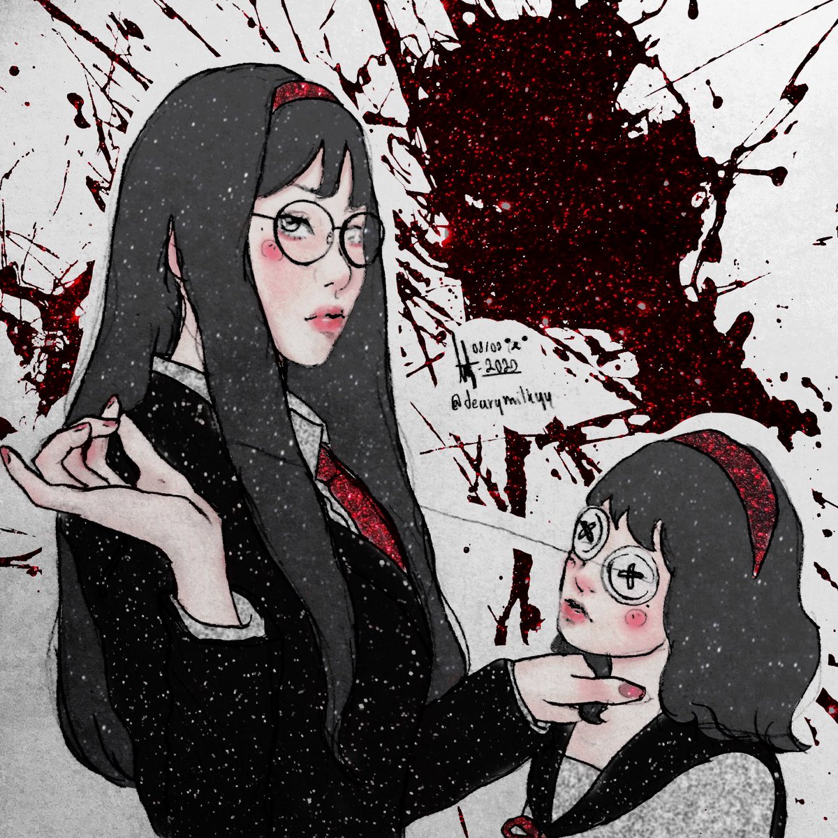 Milky Art Identity V Tomie By Junji Ito Fanart That I Did This Morning I Based This Drawing On A Lov Ser Amazing Cosplay Starting Today I Will Be