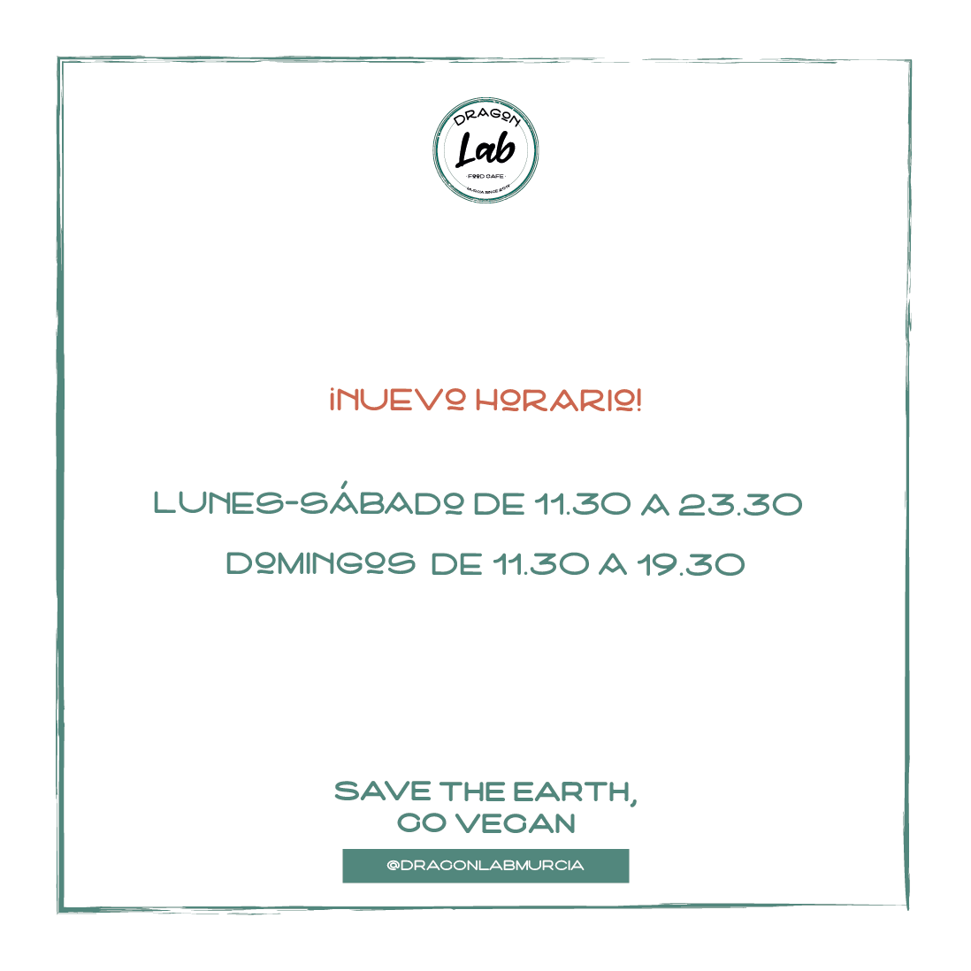 dragonlabmurcia's tweet photo. Los grandes cambios comienzan con otros más pequeños... a partir del lunes tenemos nuevo horario 🌞

¡Buen finde! https://t.co/U4ebN5vLaC