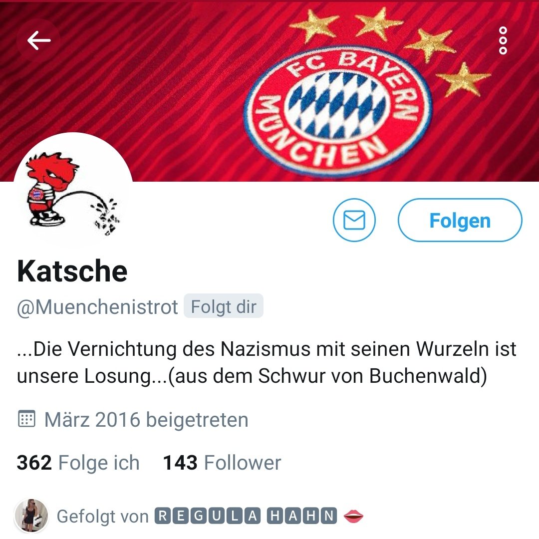 Hwatchbot_02's tweet image. Hallo @CommanderKeen71, @LanthGhost, @sager_wahr &amp;amp; @Muenchenistrot.

Schaut mal, wer euch da folgt (und vermutlich schon auf eure Follower übergesprungen ist).
Ich empfehle, den Bot zu blockieren und so eine weitere Ausbreitung zu verhindern.

Liebe Grüße, auch von @HWatchbot