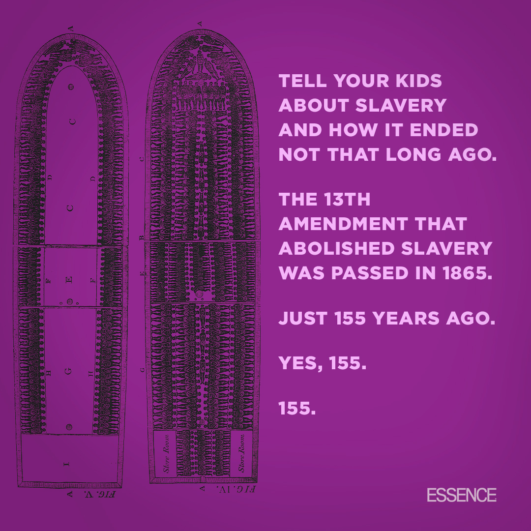 Essence's tweet image. This #BlackHistoryMonth, we&apos;re encouraging you to teach the next generation about our courageous ancestors. #NotThatLongAgo