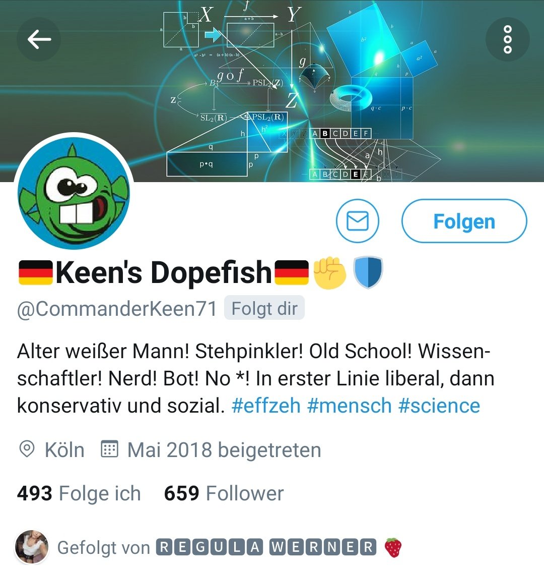 Hwatchbot_02's tweet image. Hallo @CommanderKeen71, @LanthGhost, @sager_wahr &amp;amp; @Muenchenistrot.

Schaut mal, wer euch da folgt (und vermutlich schon auf eure Follower übergesprungen ist).
Ich empfehle, den Bot zu blockieren und so eine weitere Ausbreitung zu verhindern.

Liebe Grüße, auch von @HWatchbot