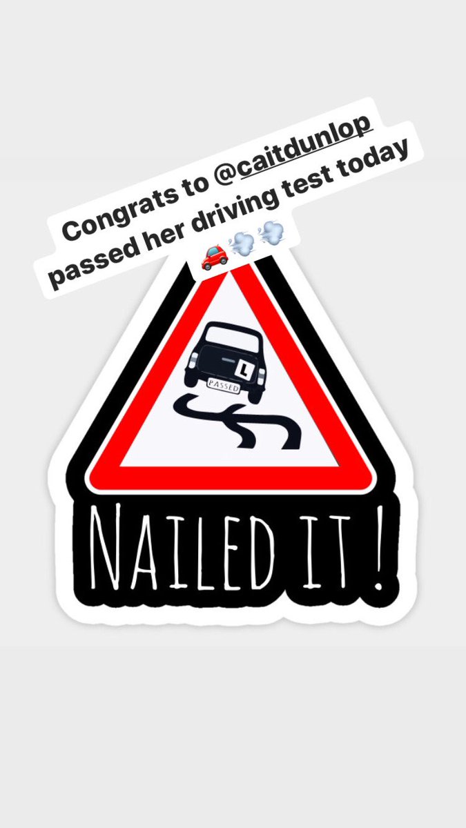 lessonsderry's tweet image. ⭐️⭐️CONGRATULATIONS⭐️⭐️    To @caitdunlop143 passed her driving test today 🚗💨💨💨