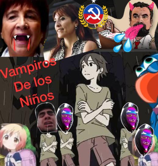 Las lacras chupasangre de niños 
<a href="/Hugo_Gutierrez_/">Hugo Gutiérrez</a> <a href="/carmen_hertz/">Carmen Hertz</a> <a href="/defensorianinez/">Defensoría de la Niñez</a> 
Sin olvidar al monigote de <a href="/RodrigoPerezFi/">Rodrigo Perez</a> 
Cc, a nuestros amigos de <a href="/Rodolfo19635467/">Rodolfoelreno</a> <a href="/Chiquille2017/">Chiquilles 😏😆</a> <a href="/Chapulinafacha/">Pily bots😂</a>