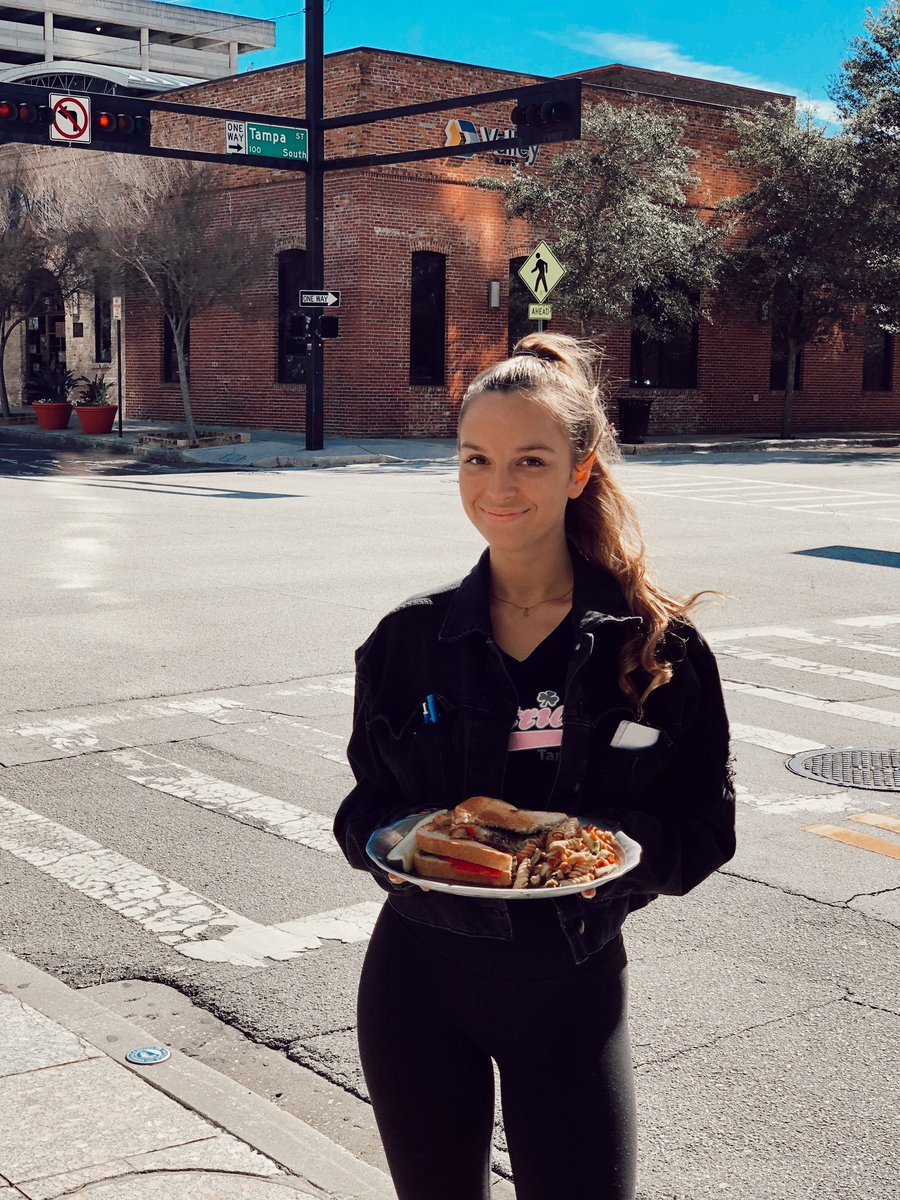 We’re waiting for you Tampa ☘️ Come enjoy a Grilled Prosciutto and Provolone Sandwich with us and be sure to follow us on Facebook and Instagram