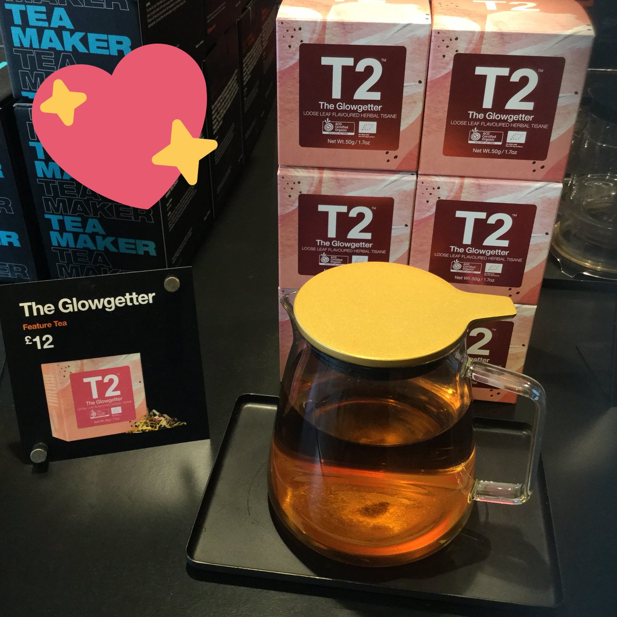 Treat that special someone in your life this Valentines Day with a tea to get them glowing, with our brand new ‘The Glowgetter’ tea ☕️ ❤️💚🖤🧡💙💛💜✨

#T2Moments #WDYT #T2 #T2Cheltenham #Cheltenham #CheltenhamTea #T2Tea #CheltenhamShopping #Valentine #ValentinesDay #Gift