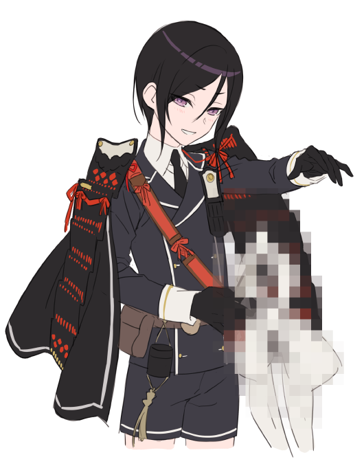 薬研藤四郎 「図録みてもあの布がどうやって付いてるのか解明されなかったでござるの巻 」|えののイラスト