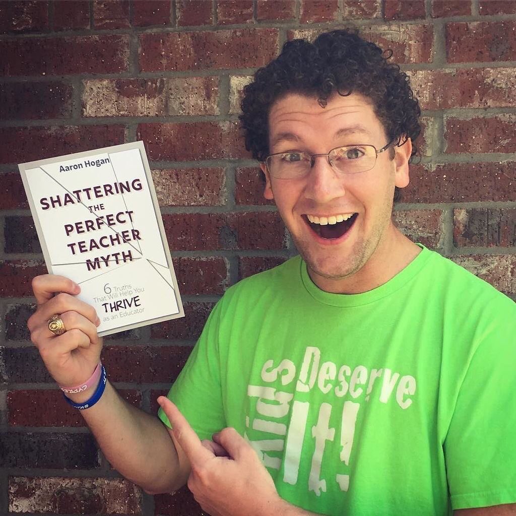 aaron_hogan's tweet photo. I want to give away a few copies of Shattering the Perfect #TeacherMyth!

3 winners will get 2 copies of the book (1 for you, 1 for a friend).

To enter—retweet this tweet &amp; reply to tag someone you’d like to discuss the book with! Winners 📢Tues 9PM!

 #TLAP #LeadLAP #LeadUpChat https://t.co/AZijxjWTQk
