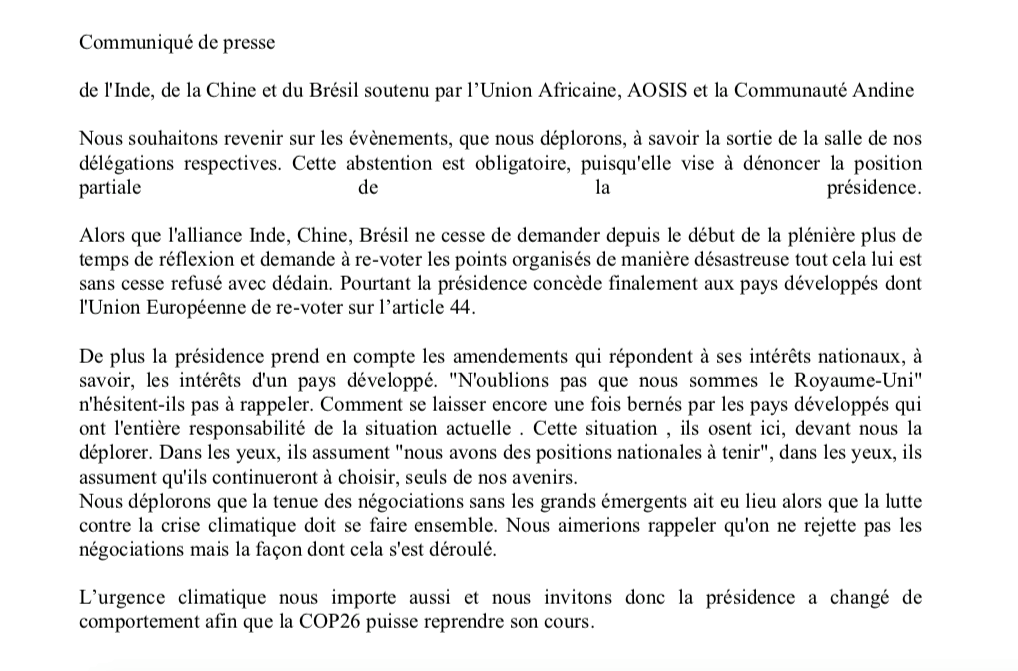 COMMUNIQUE DE PRESSE 🗣️🗣️