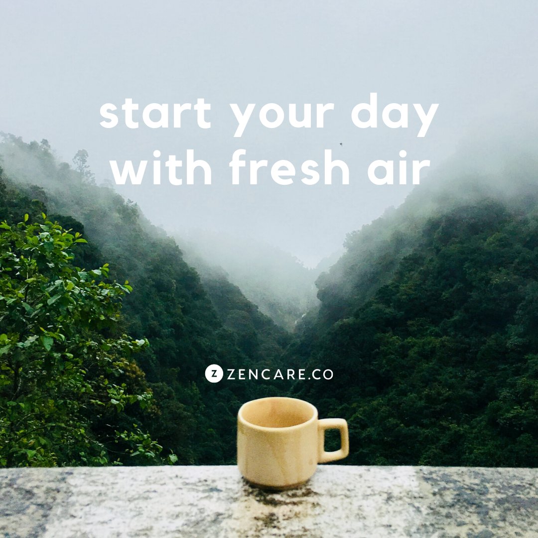 ZencareCo's tweet photo. Good morning :) If possible, starting your morning with a walk, or a coffee outside can give you helpful perspective π
#mentalhealth #zencare #depression #anxiety #therapist #therapycanhelp #findatherapist #yaaastherapy #stress #goodmorningsunshine #morningroutine https://t.co/T0P2sEpUbL