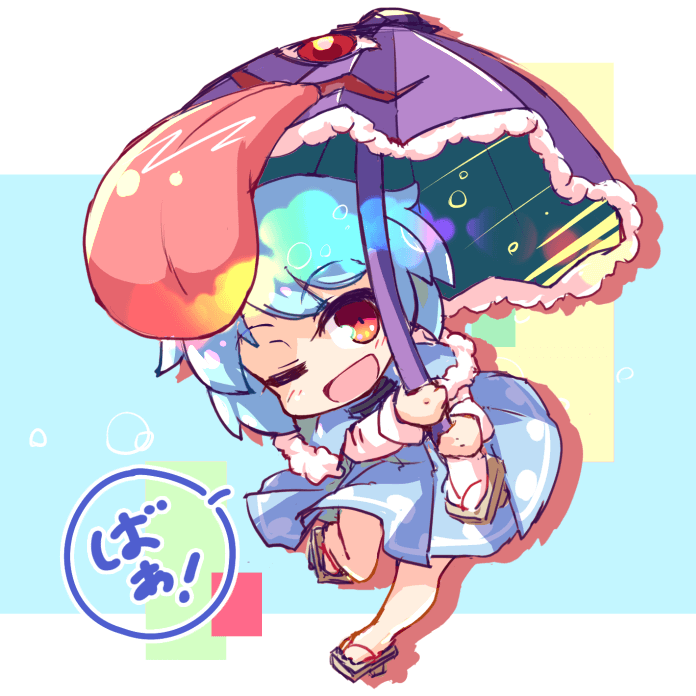 多々良小傘 「事八日に小傘ちゃん! 」|イスのイラスト
